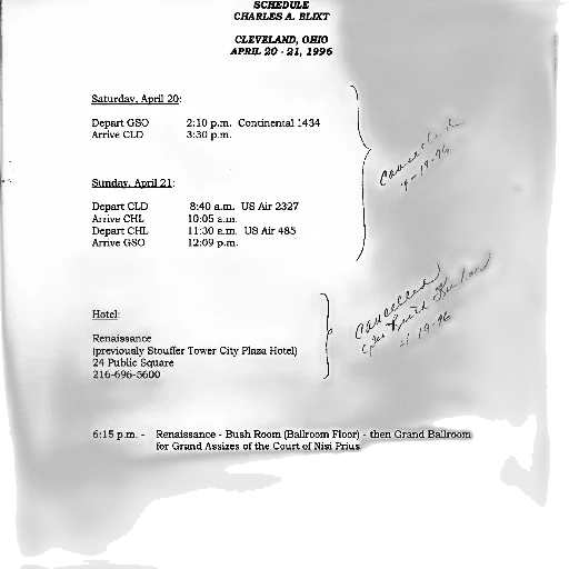 schedule, charles, blex, cleveland transparent PNG cut-out