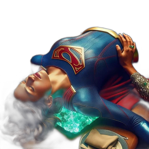 comic book art, concept art, fantasy art, photorealistic transparent PNG cut-out
