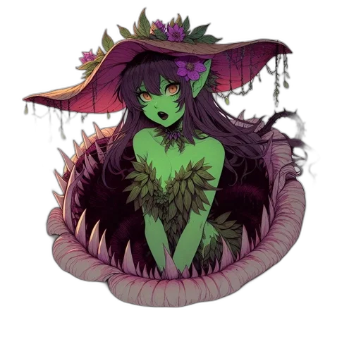 creature, staff, mask, crown transparent PNG cut-out