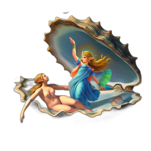 dragon, jewelry, sword, staff transparent PNG cut-out