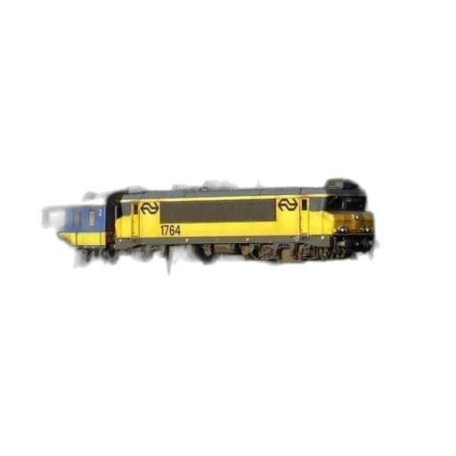 3d render, photorealistic, yellow, train transparent PNG cut-out