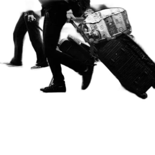 robot, jacket, weapon, staff transparent PNG cut-out