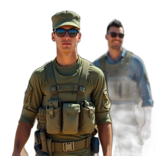 staff, jacket, concept art, 3d render transparent PNG cut-out