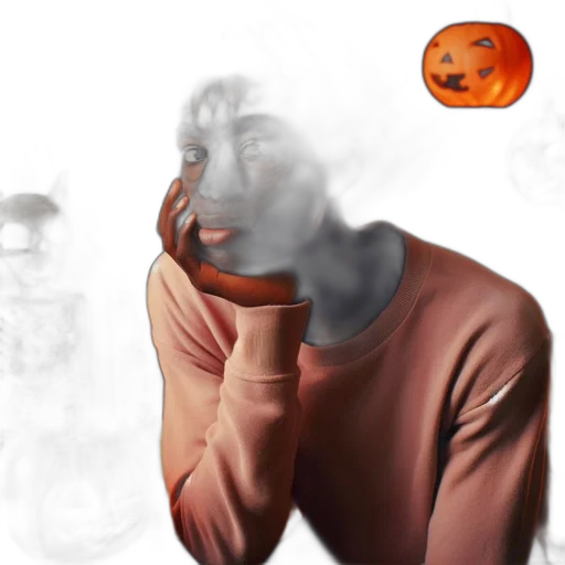 mask, face, creature, robot transparent PNG cut-out