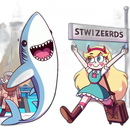 concept art, vaporwave, 3d render, cartoon transparent PNG cut-out