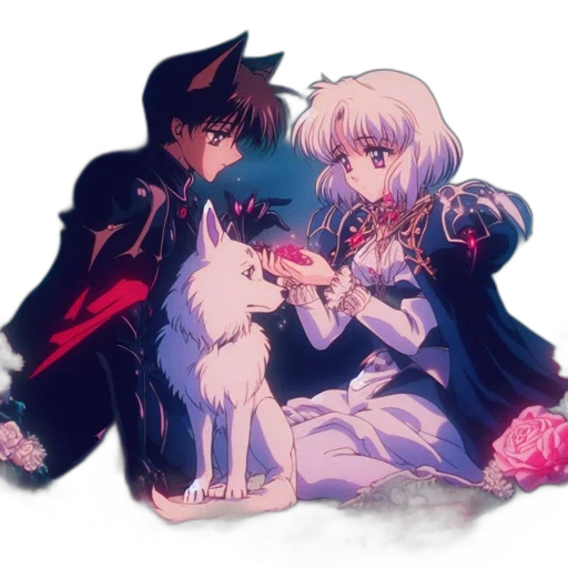 anime, pixel art, concept art, vaporwave transparent PNG cut-out