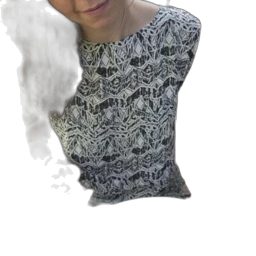 dress, hair, face, jacket transparent PNG cut-out
