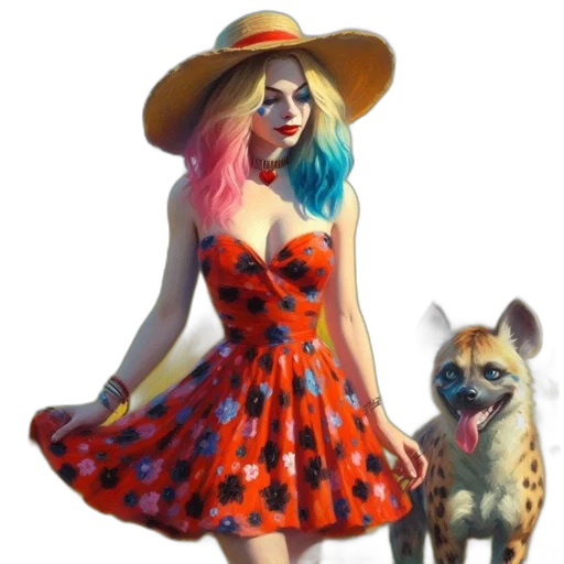 dress, animal, hat, creature transparent PNG cut-out