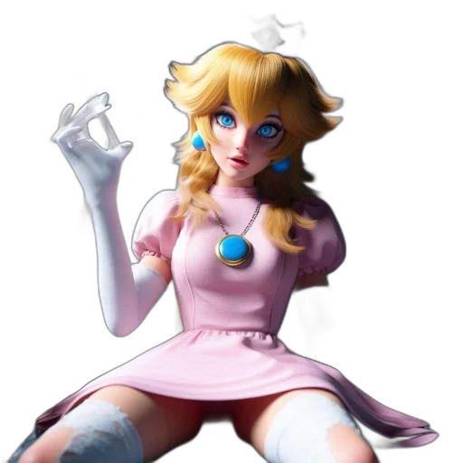 dress, staff, concept art, 3d render transparent PNG cut-out