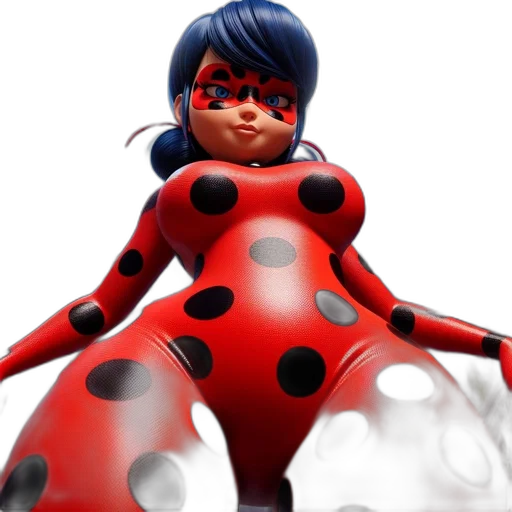 dress, robot, creature, 3d render transparent PNG cut-out