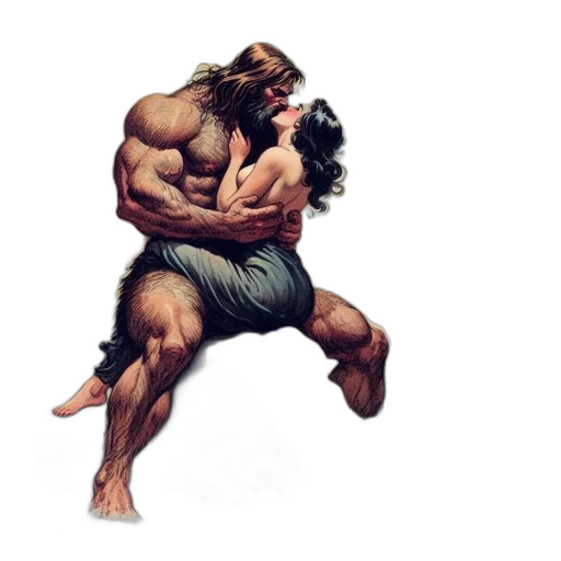 concept art, fantasy art, comic book art, pixel art transparent PNG cut-out