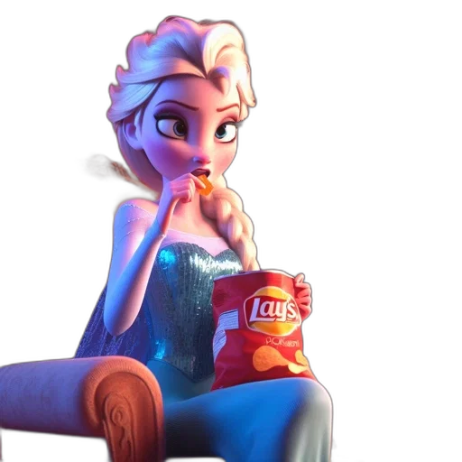 food, dress, 3d render, concept art transparent PNG cut-out