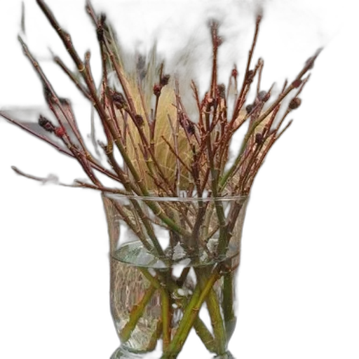 crown, staff, flower, hair transparent PNG cut-out