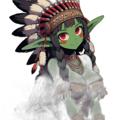 staff, mask, dragon, creature transparent PNG cut-out