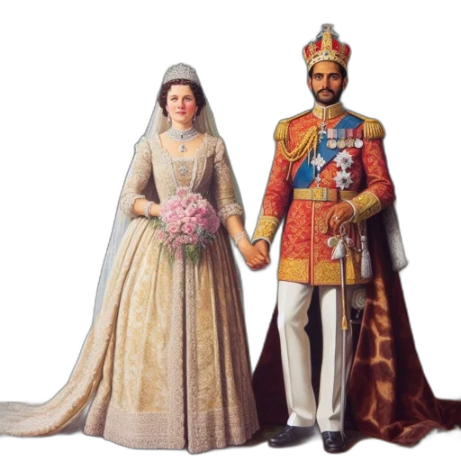crown, dress, idyllic, setting transparent PNG cut-out