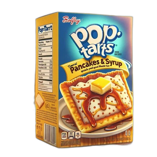 food, pancakes, syrup, pop-tart transparent PNG cut-out