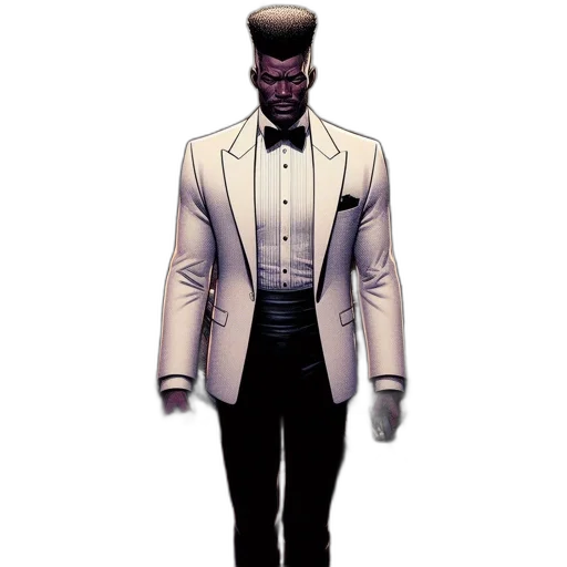 jacket, staff, concept art, comic book art transparent PNG cut-out