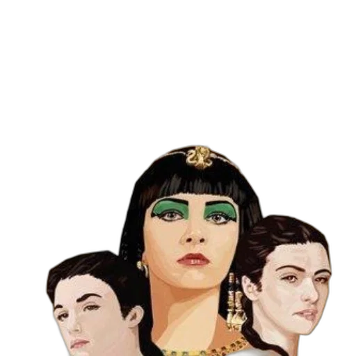 crown, jewelry, face, comic book art transparent PNG cut-out