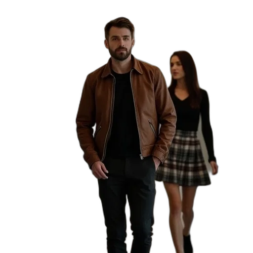 jacket, dress, concept art, 3d render transparent PNG cut-out