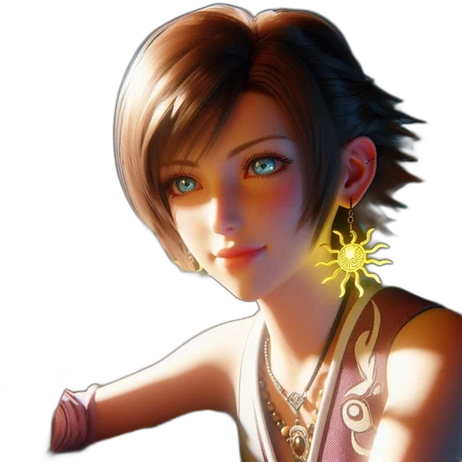 jewelry, face, staff, flower transparent PNG cut-out