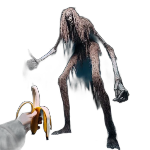 creature, hair, animal, staff transparent PNG cut-out