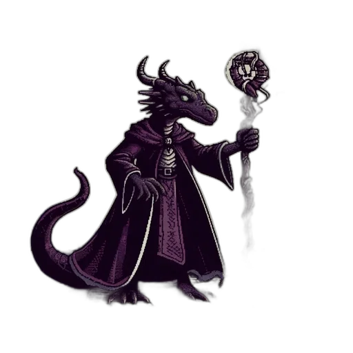 staff, dragon, creature, mask transparent PNG cut-out