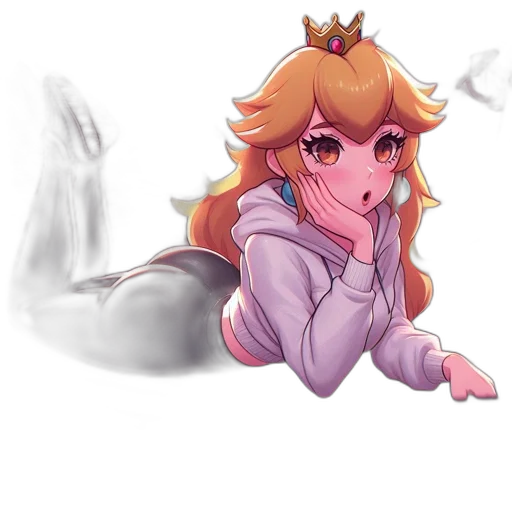 crown, creature, staff, dress transparent PNG cut-out