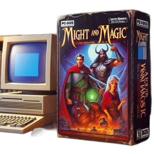 old, setup, featuring, might transparent PNG cut-out