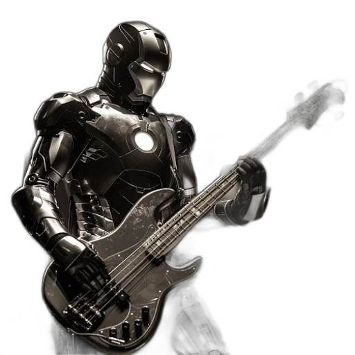 robot, comic book art, concept art, 3d render transparent PNG cut-out