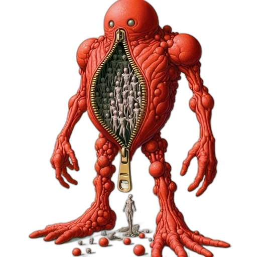 creature, robot, staff, animal transparent PNG cut-out