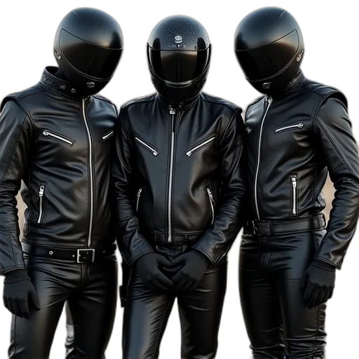 jacket, mask, concept art, dark transparent PNG cut-out