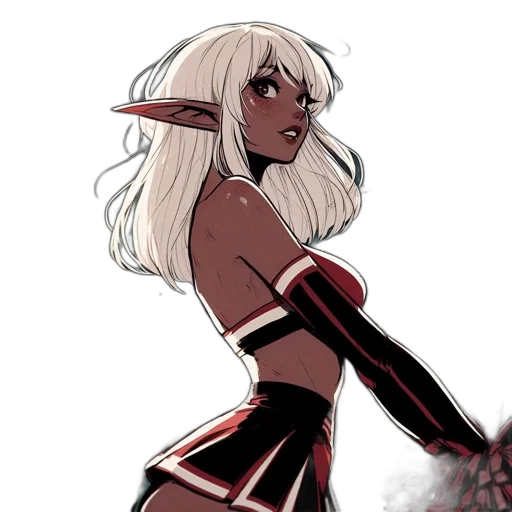 staff, creature, hair, concept art transparent PNG cut-out