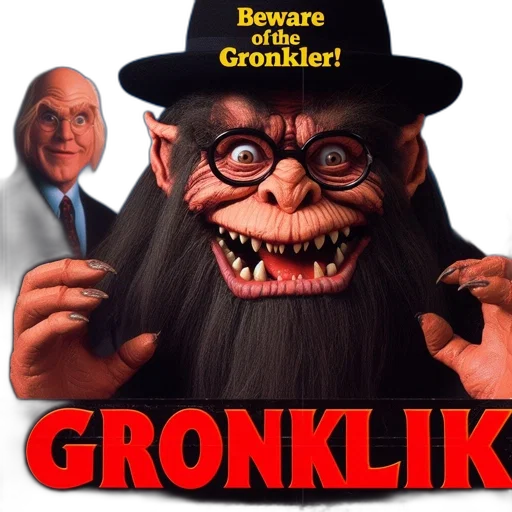 creature, poster, features, two transparent PNG cut-out