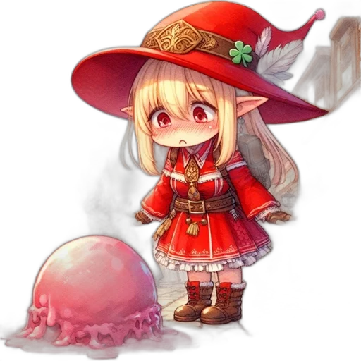 hat, staff, dragon, creature transparent PNG cut-out