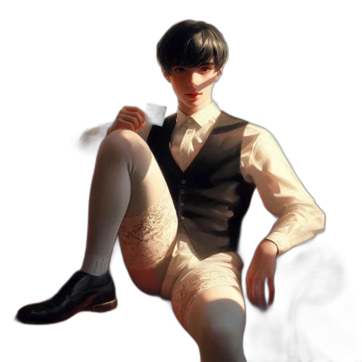 dress, staff, creature, concept art transparent PNG cut-out