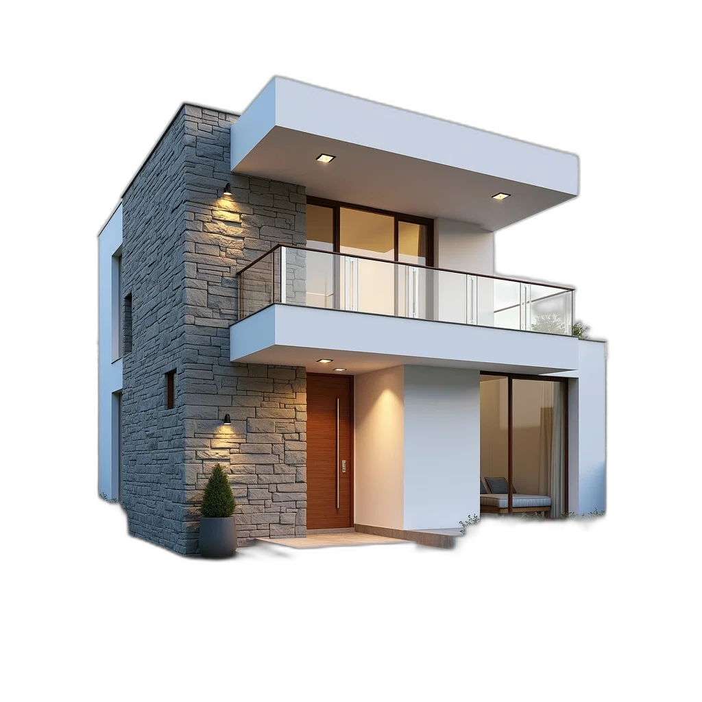 building, furniture, jewelry, 3d render transparent PNG cut-out