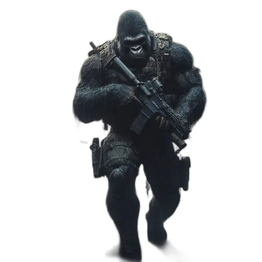 creature, animal, weapon, jacket transparent PNG cut-out