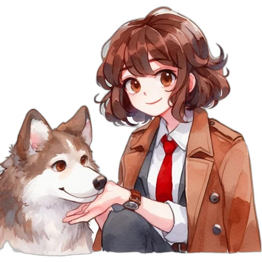 animal, staff, creature, jacket transparent PNG cut-out