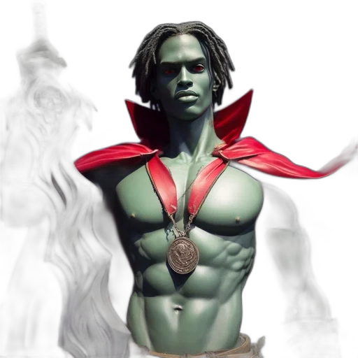 concept art, fantasy art, comic book art, photorealistic transparent PNG cut-out