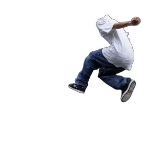 shoes, 3d render, skateboarder, mid-air transparent PNG cut-out