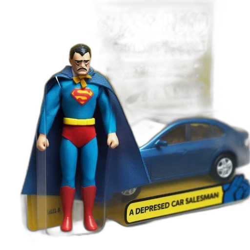 car, concept art, comic book art, 3d render transparent PNG cut-out