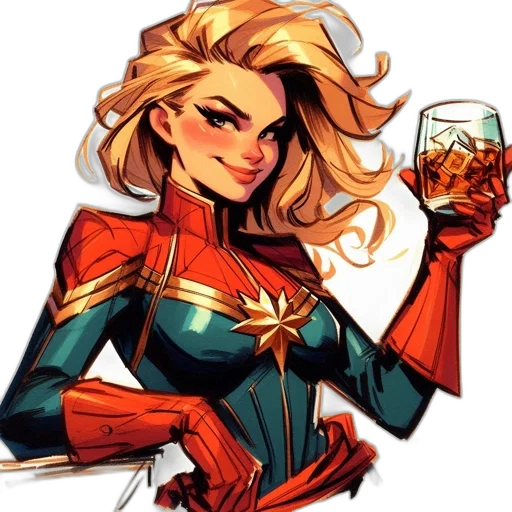 comic book art, concept art, cartoon, pixel art transparent PNG cut-out