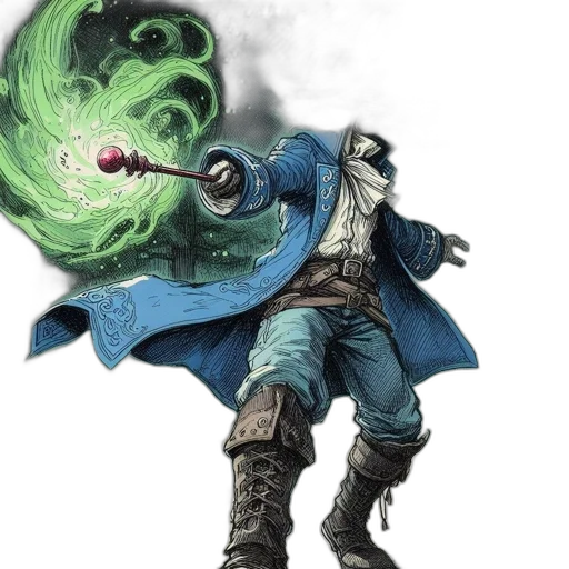 staff, mask, dragon, jacket transparent PNG cut-out