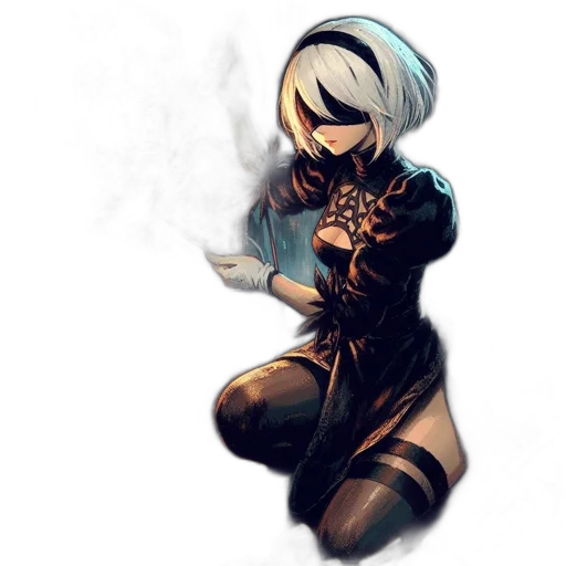 robot, staff, mask, weapon transparent PNG cut-out