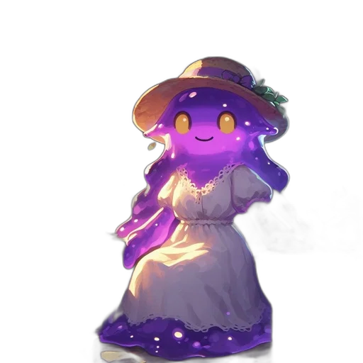 staff, dress, hat, flower transparent PNG cut-out