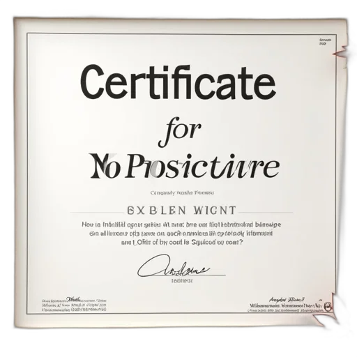 certificate, word, company, name transparent PNG cut-out