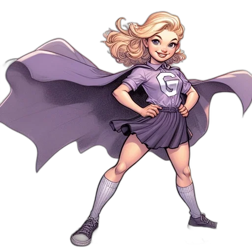 dress, comic book art, concept art, cartoon transparent PNG cut-out