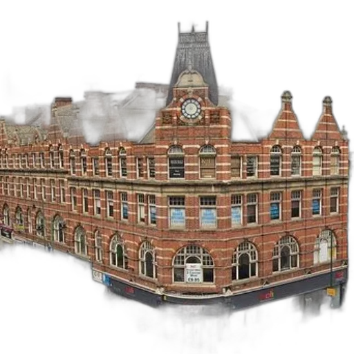 building, 3d render, photorealistic, concept art transparent PNG cut-out
