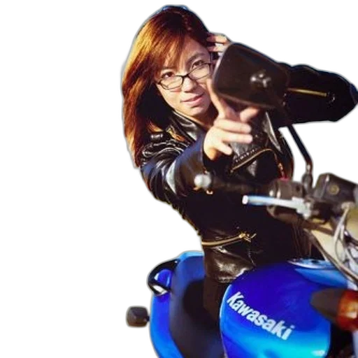 jacket, photorealistic, woman, leather transparent PNG cut-out