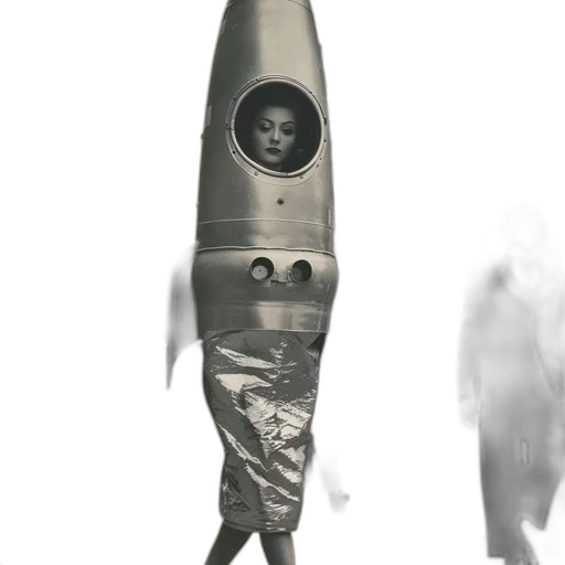 staff, robot, dress, weapon transparent PNG cut-out